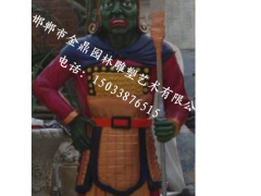 寺庙雕塑低价批发——河北高质量的神庙雕塑雷公、电母、赵天君批销