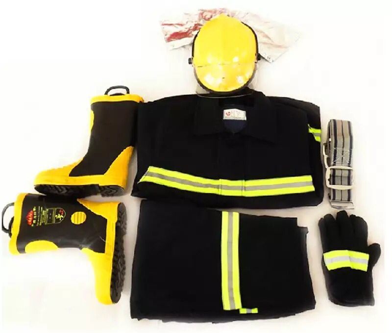 消防员灭火服装，消防头盔，消防战斗服，双层可拆卸，热卖中